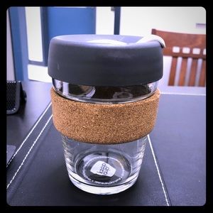 12oz Glass Coffee Cup